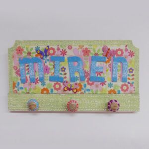 Colgador con flores